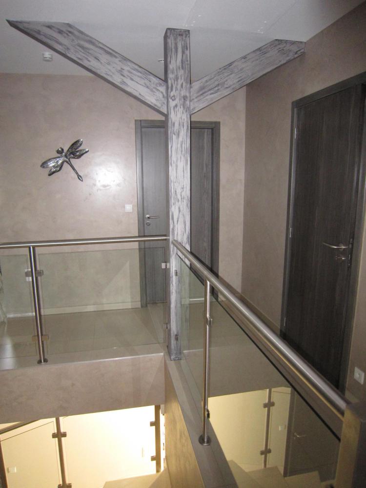 escalier après